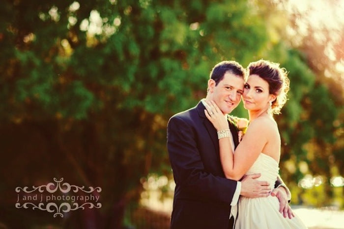 Real Wedding: Damask and Champagne