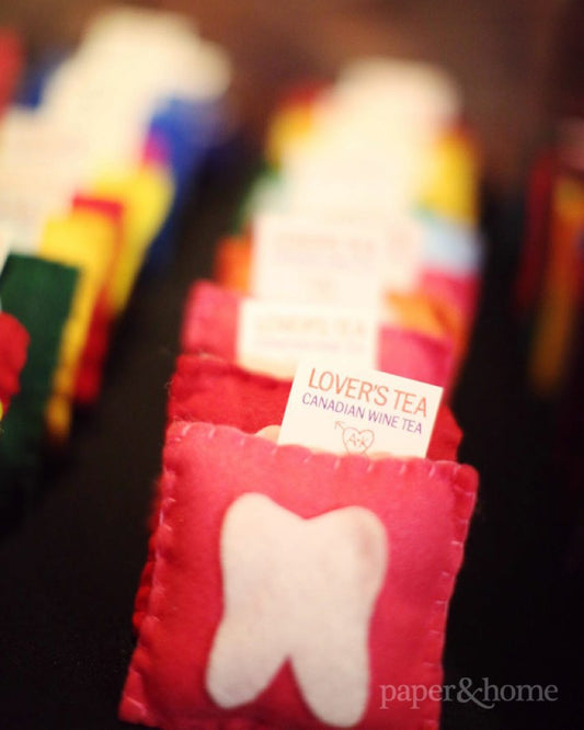 Wedding Favor Tags: Lover's Tea