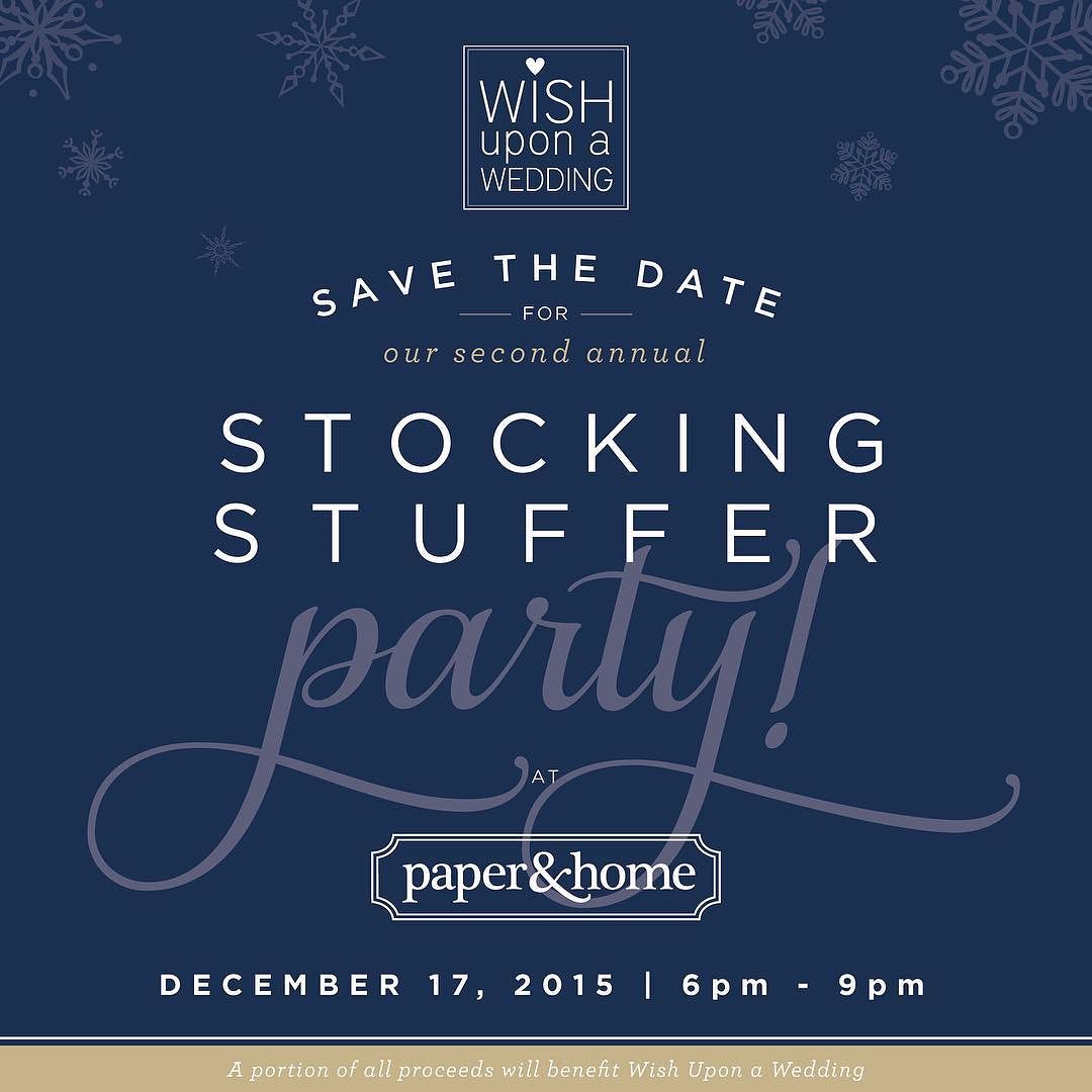 Save the Date! Our 2nd Annual Stocking Stuffer Party