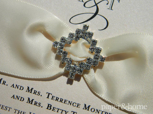 bling wedding invitations