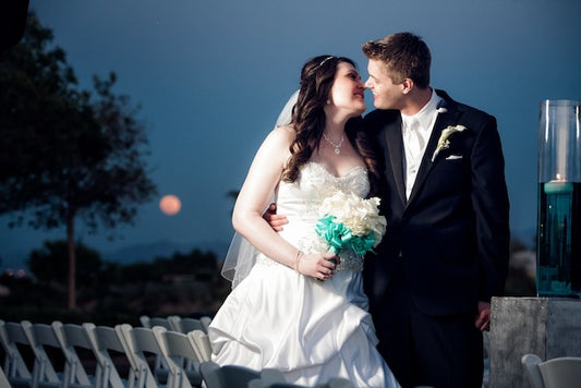 Real Wedding: Tiffany Blue and Sparkle