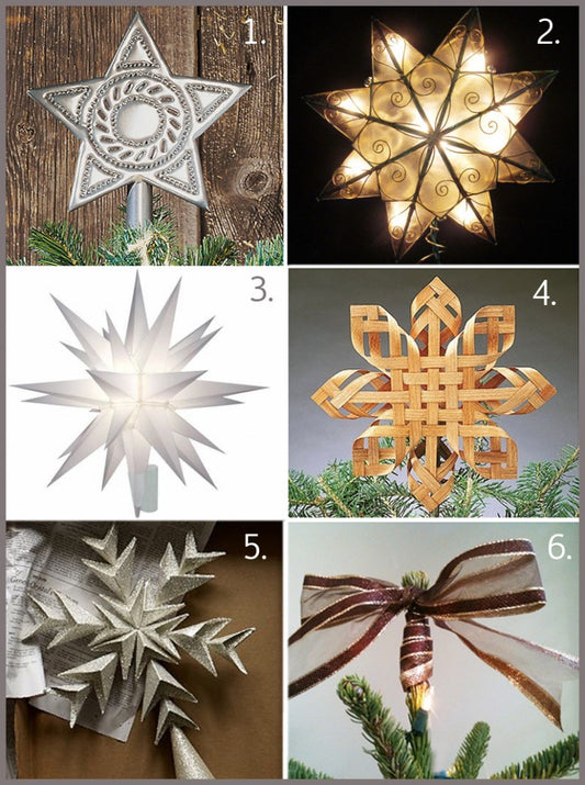 Christmas Tree Toppers: Six Finds Under $30