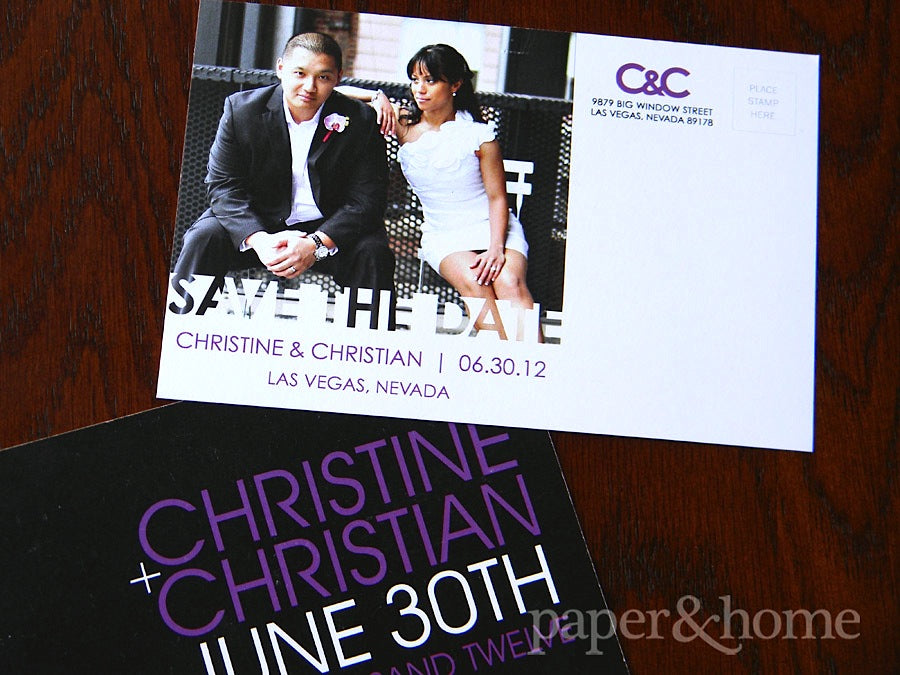 Modern Photo Save the Date