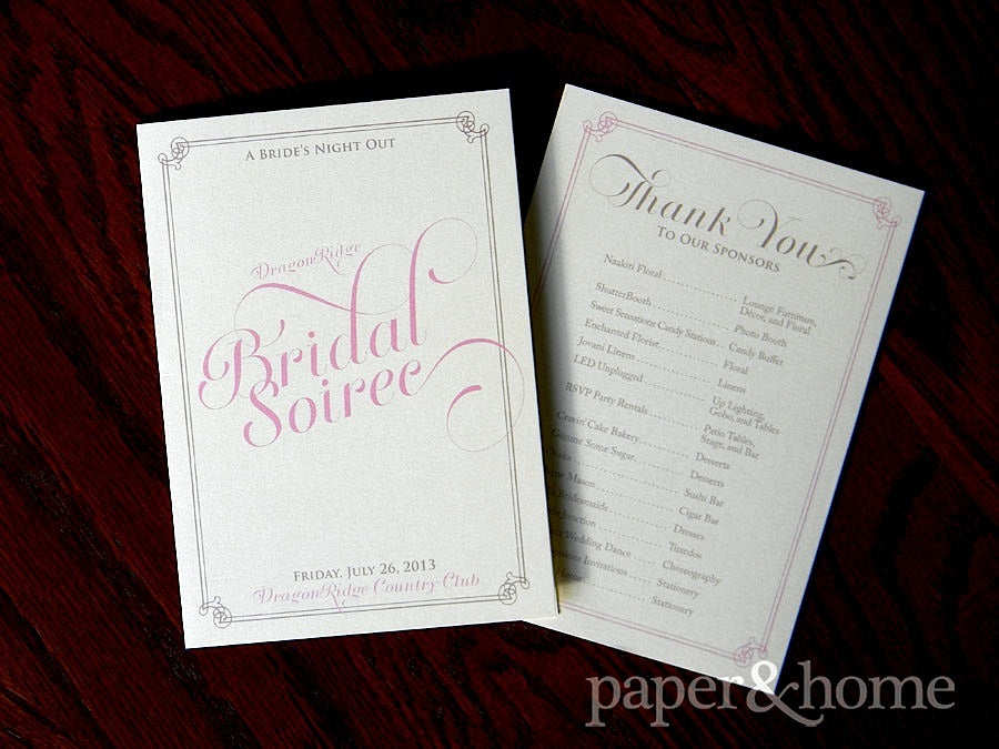 Corporate Event Program Las Vegas