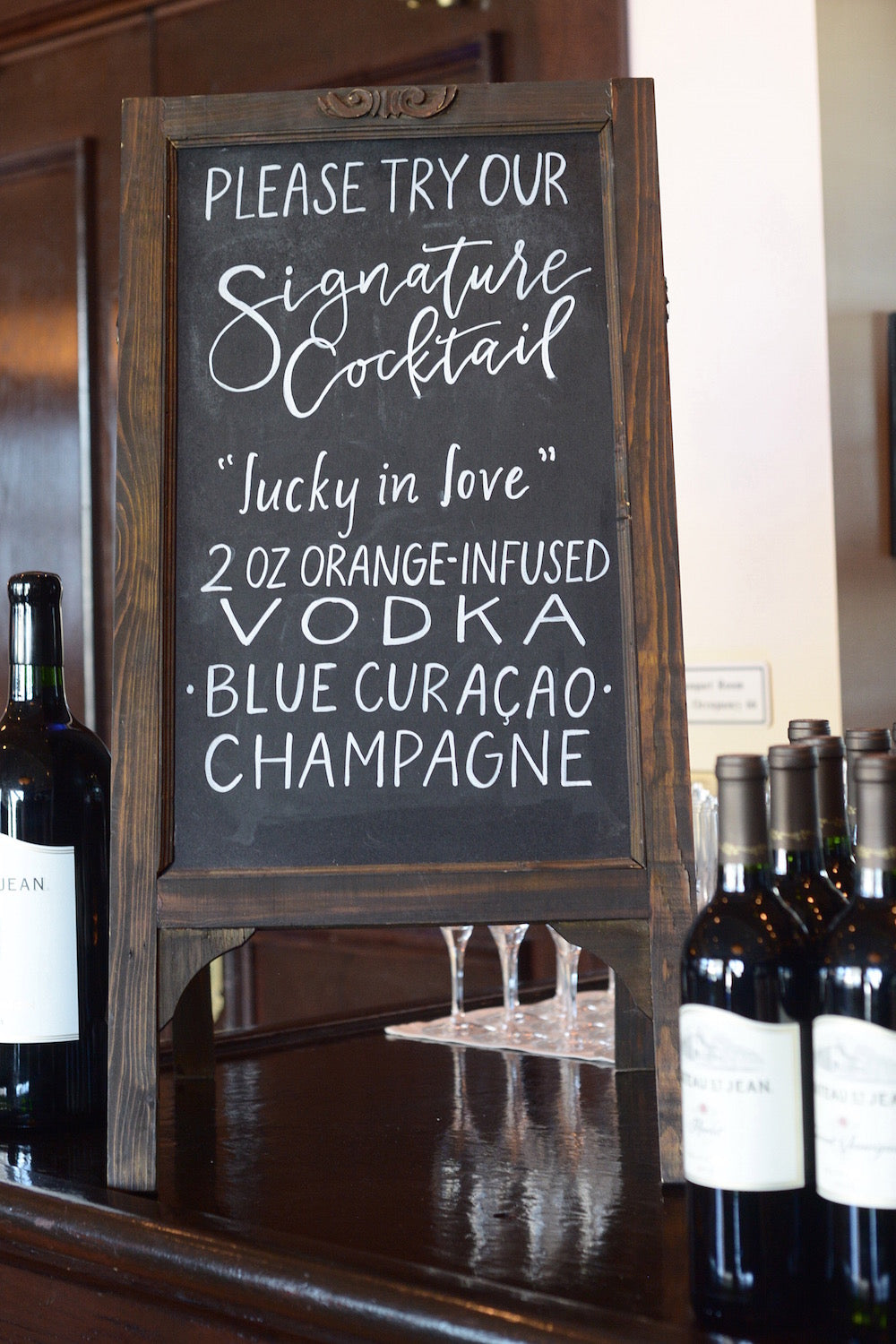 chalkboard bar signs