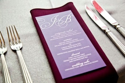 TPC Summerlin Custom Menu Cards