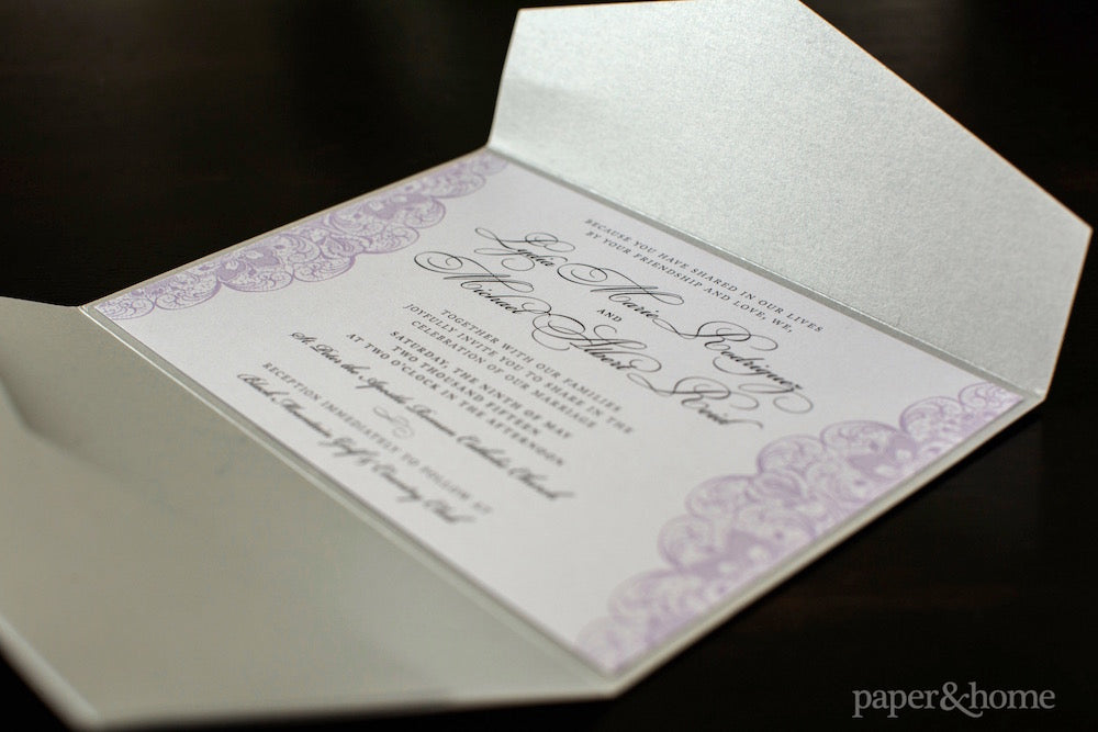 Pocket Wedding Invitations