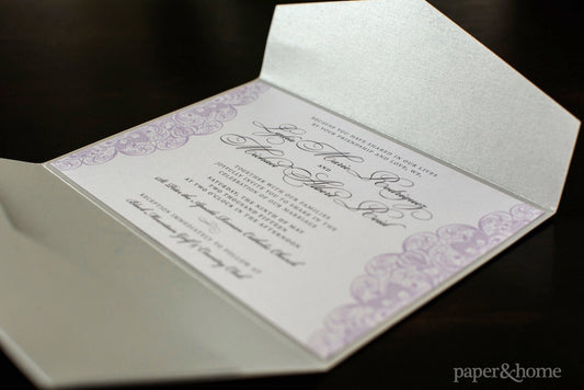 Pocket Wedding Invitations
