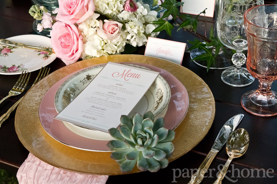 western wedding stationery