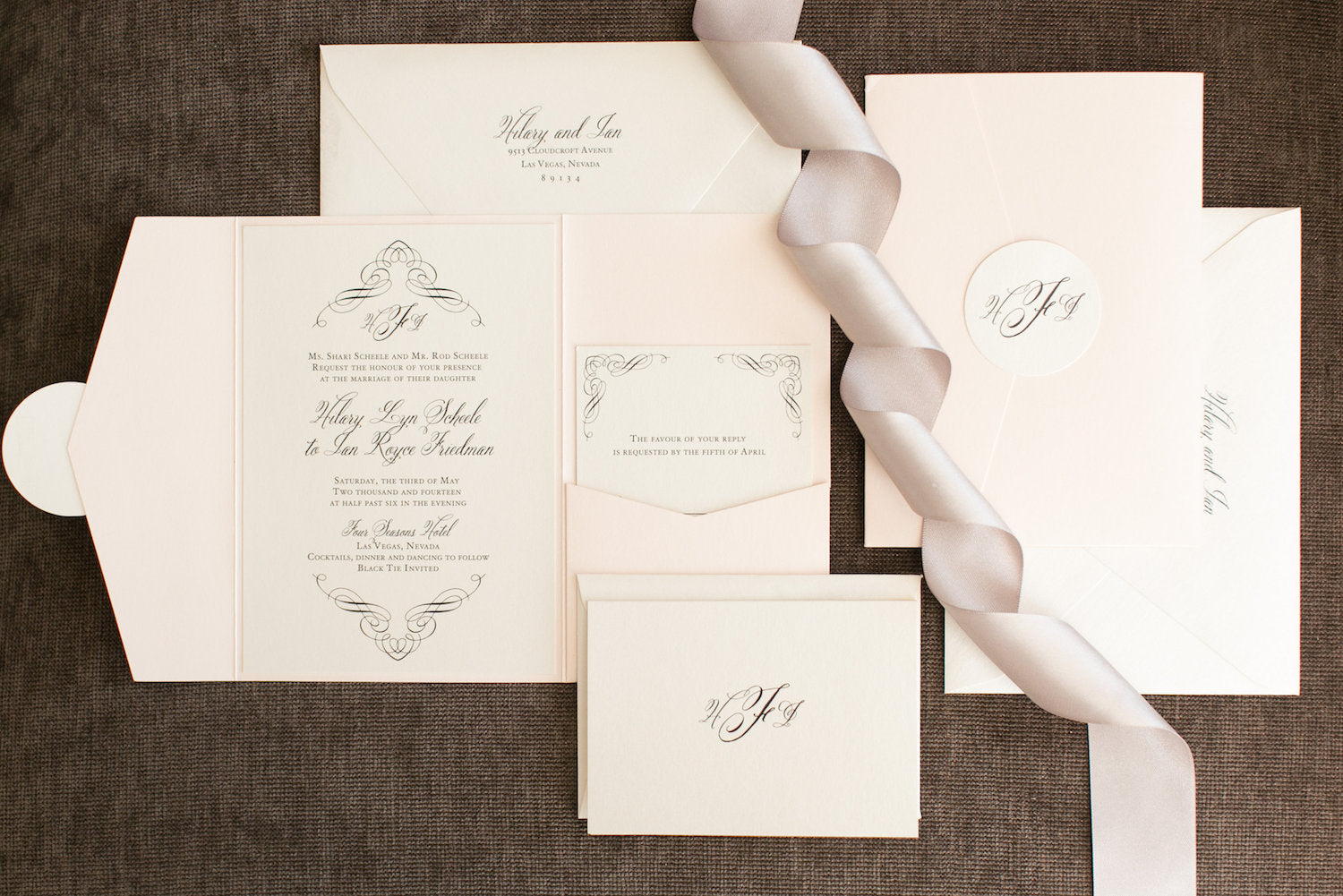classic wedding invitations