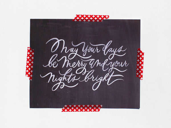 Oh My Deer Hand Lettered Print