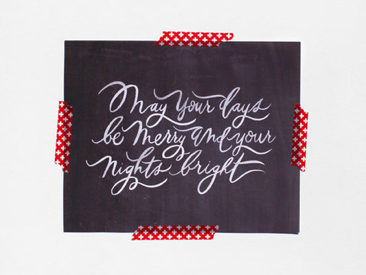 Oh My Deer Hand Lettered Print