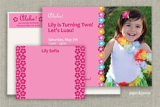 Lily’s Luau!