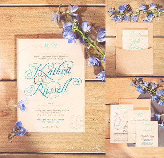 Paper Airplane Wedding Invitations