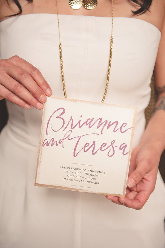 elopement announcements