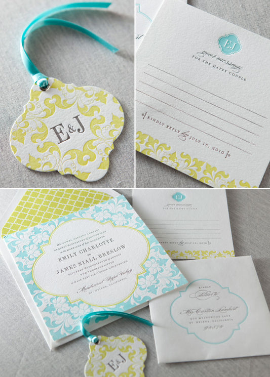 letterpress wedding invitations las vegas dauphine press camille suite