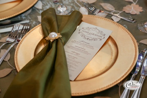 TPC Summerlin Wedding Menu Cards