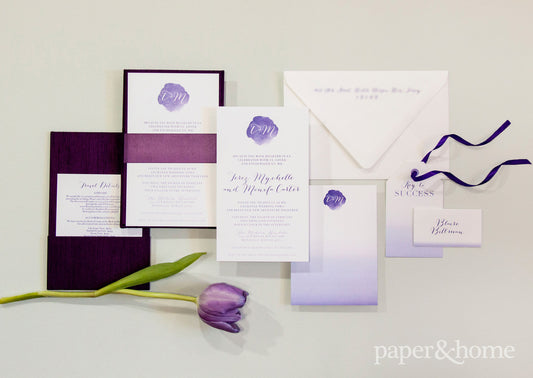 monifah and terez LGBTQ wedding stationery