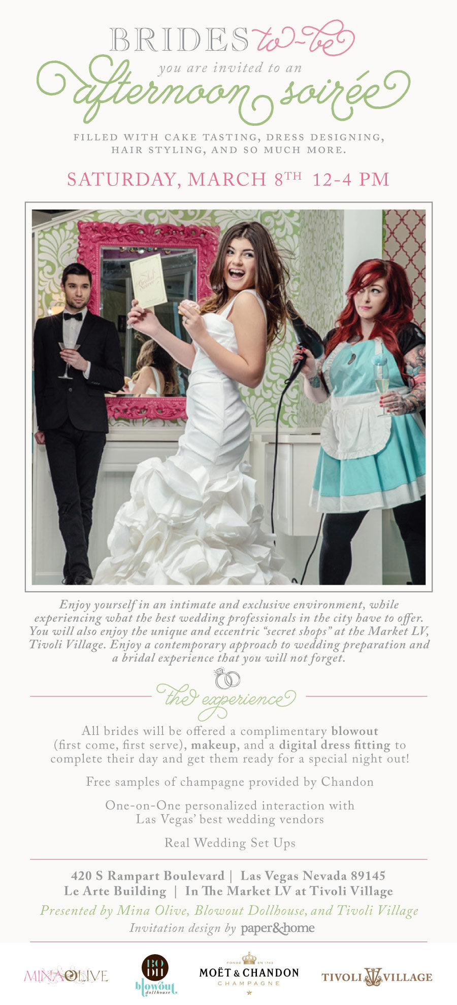 Tivoli Village Afternoon Soiree Bridal Event