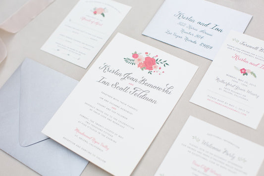 Floral Wedding Invitations