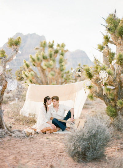 Las Vegas Desert Engagement Session