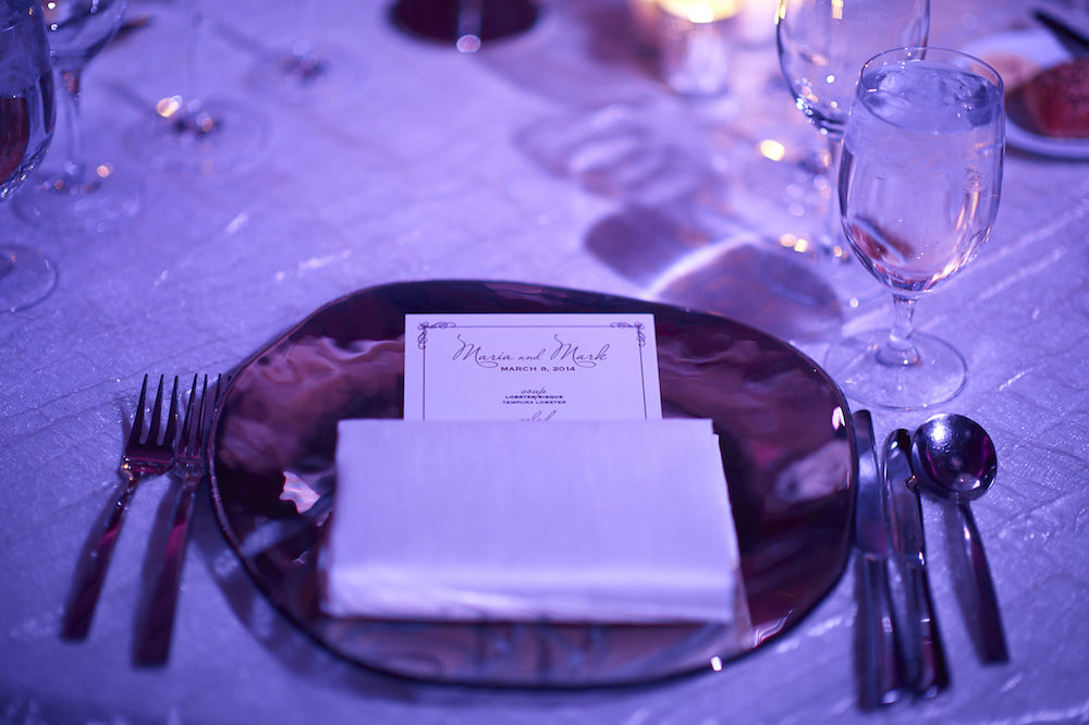 Wedding Menu Cards Las Vegas