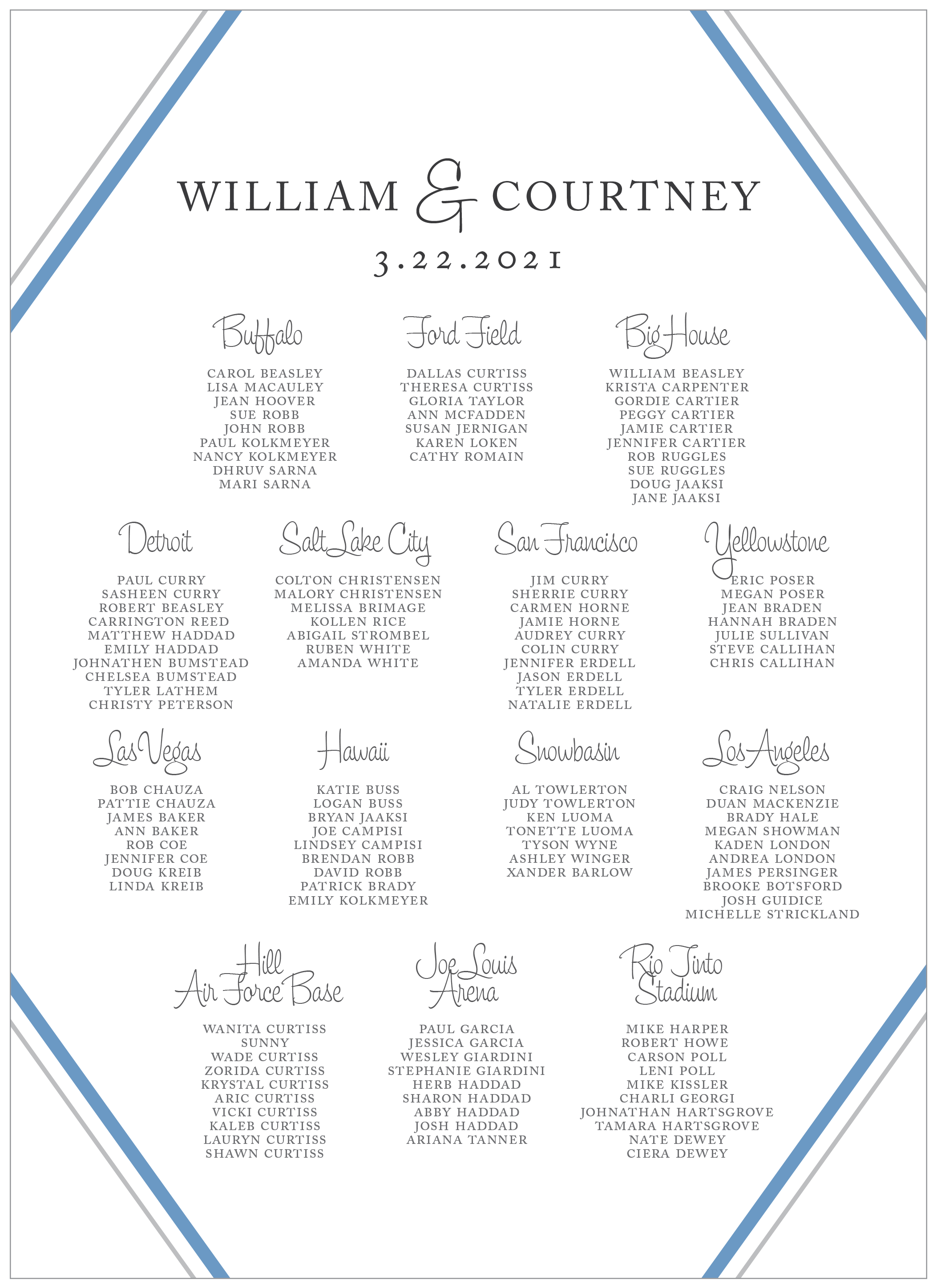 Seating Chart - Borders and Corners 02
