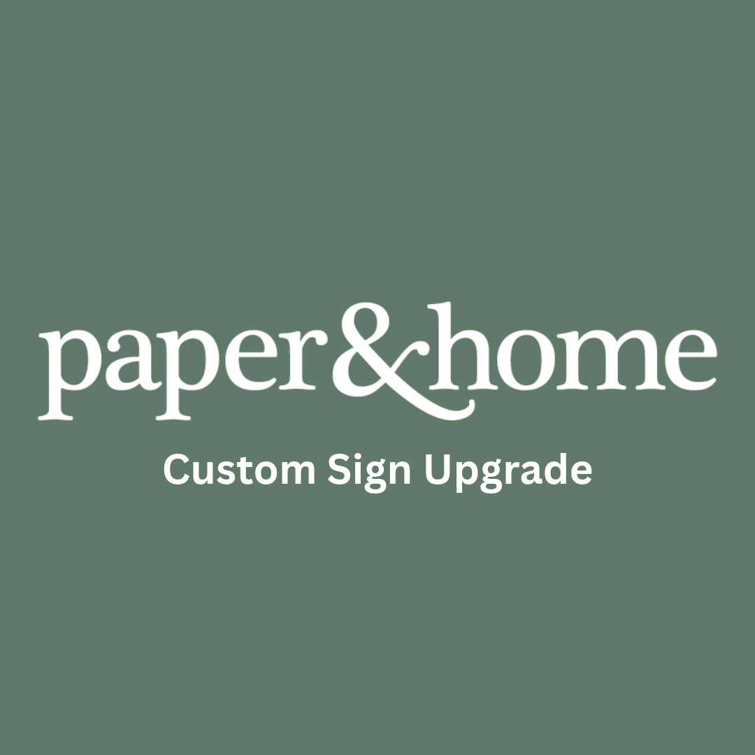 Custom Sign Upgrade
