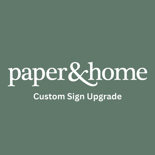 Custom Sign Upgrade