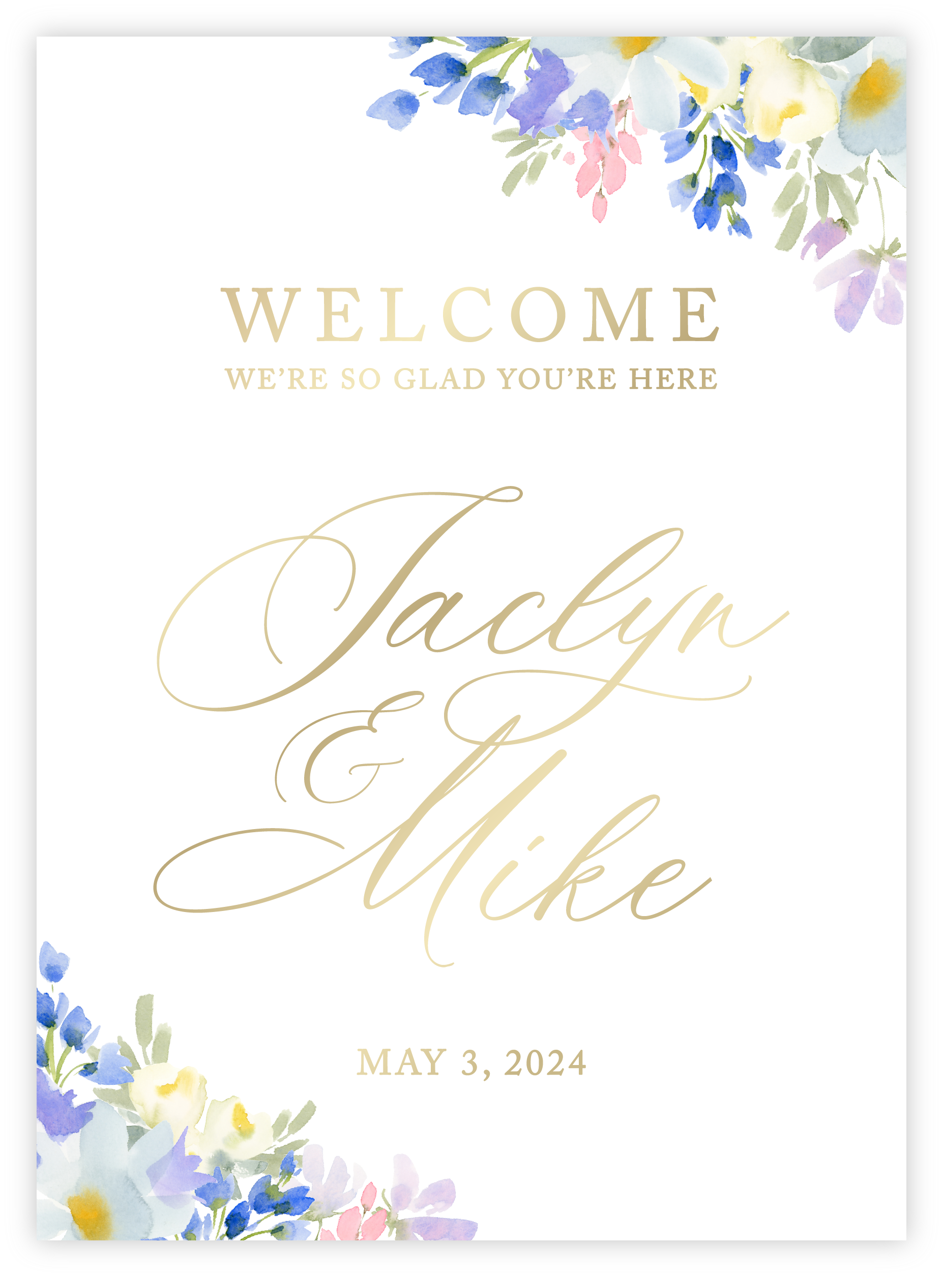 Welcome Sign - Floral 17