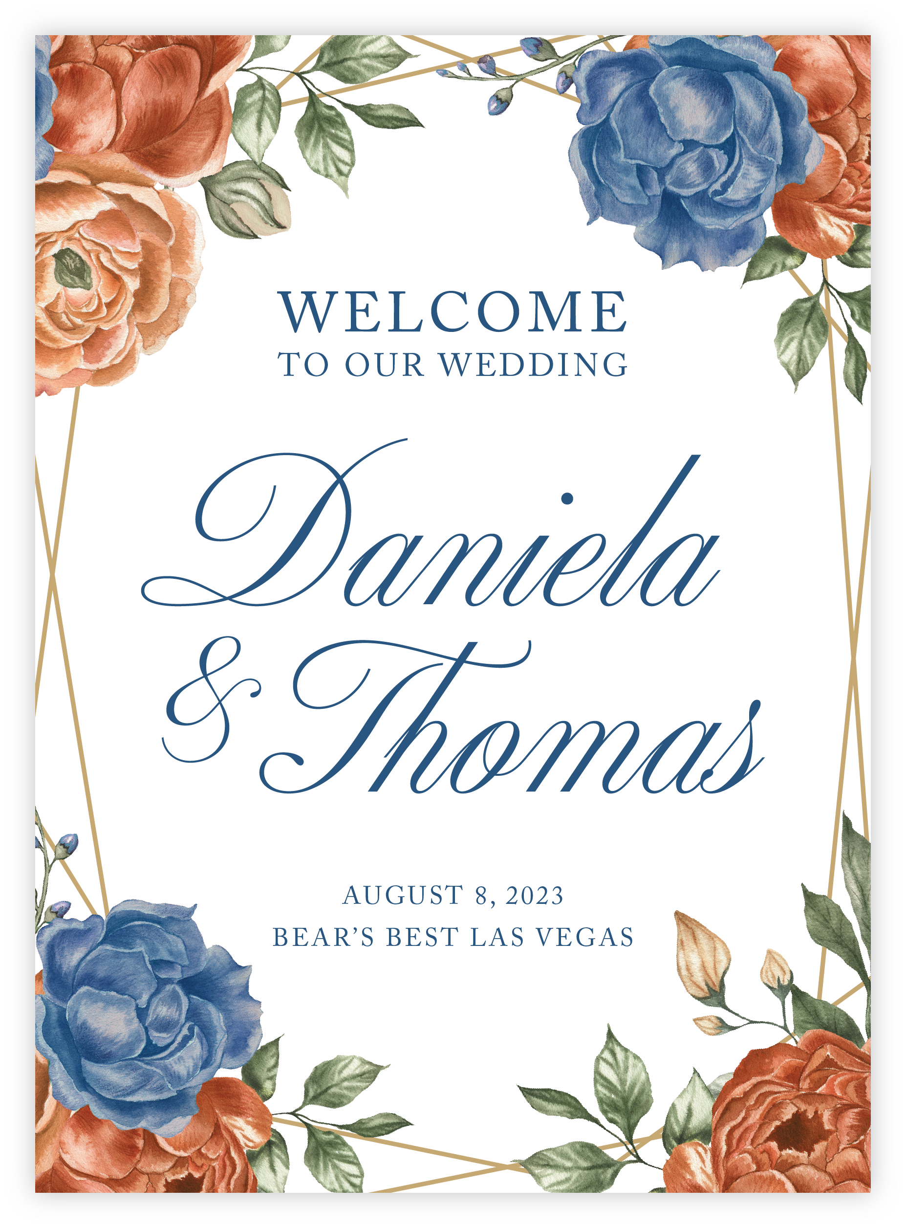 Welcome Sign - Floral 06