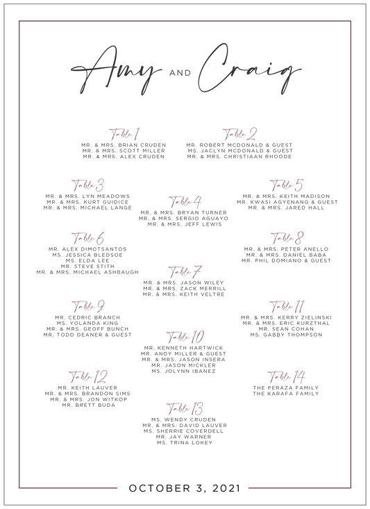 Seating Chart - Script 03