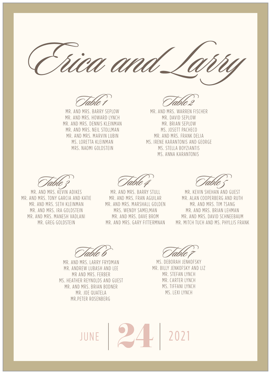 Seating Chart - Script 08