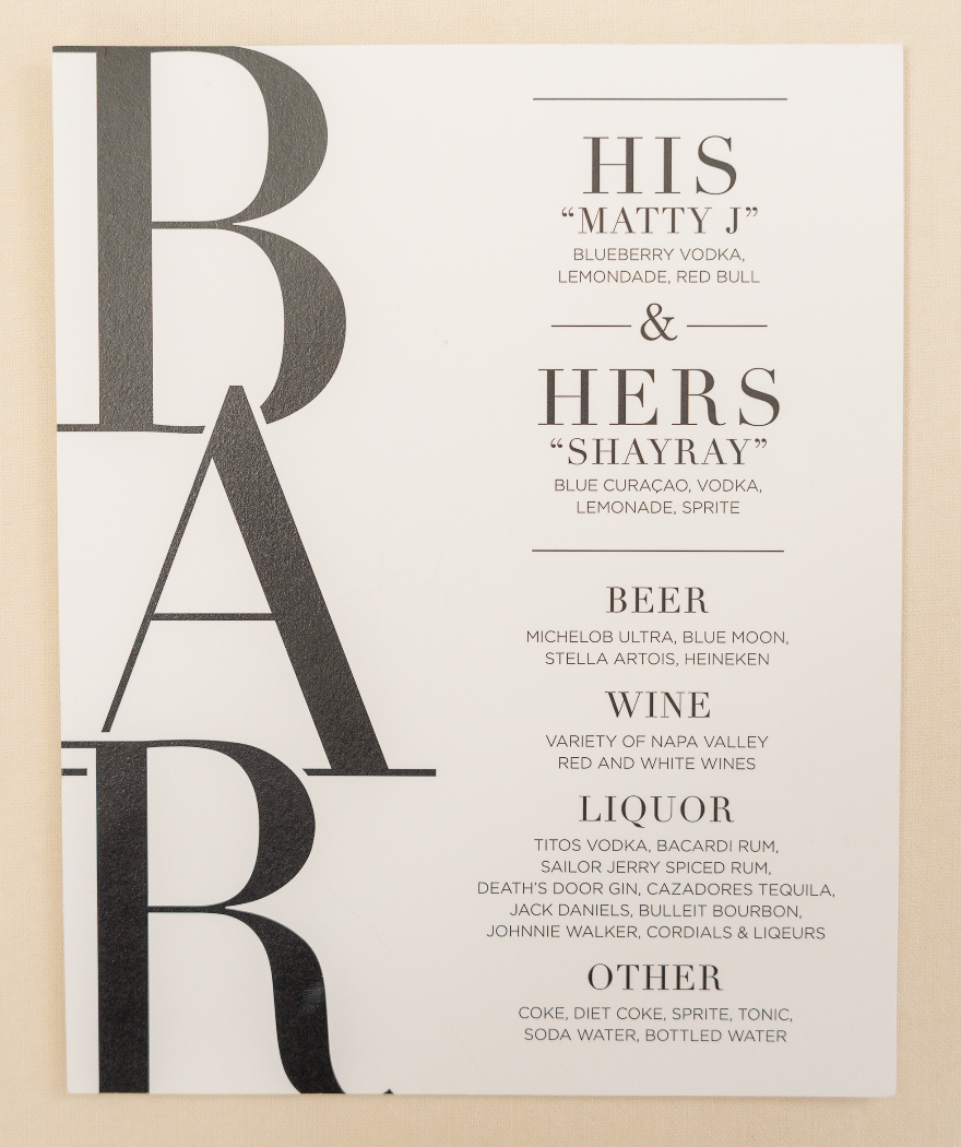 Bar Sign - Bold Text