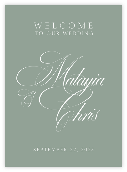 Welcome Sign - Script 10