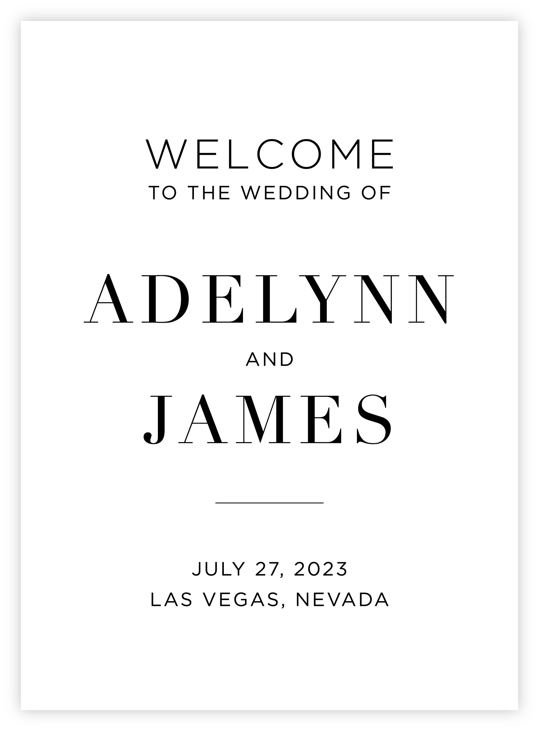 Welcome Sign - Script 11