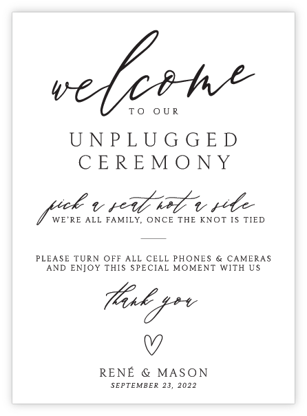 Unplugged Ceremony - Script 01