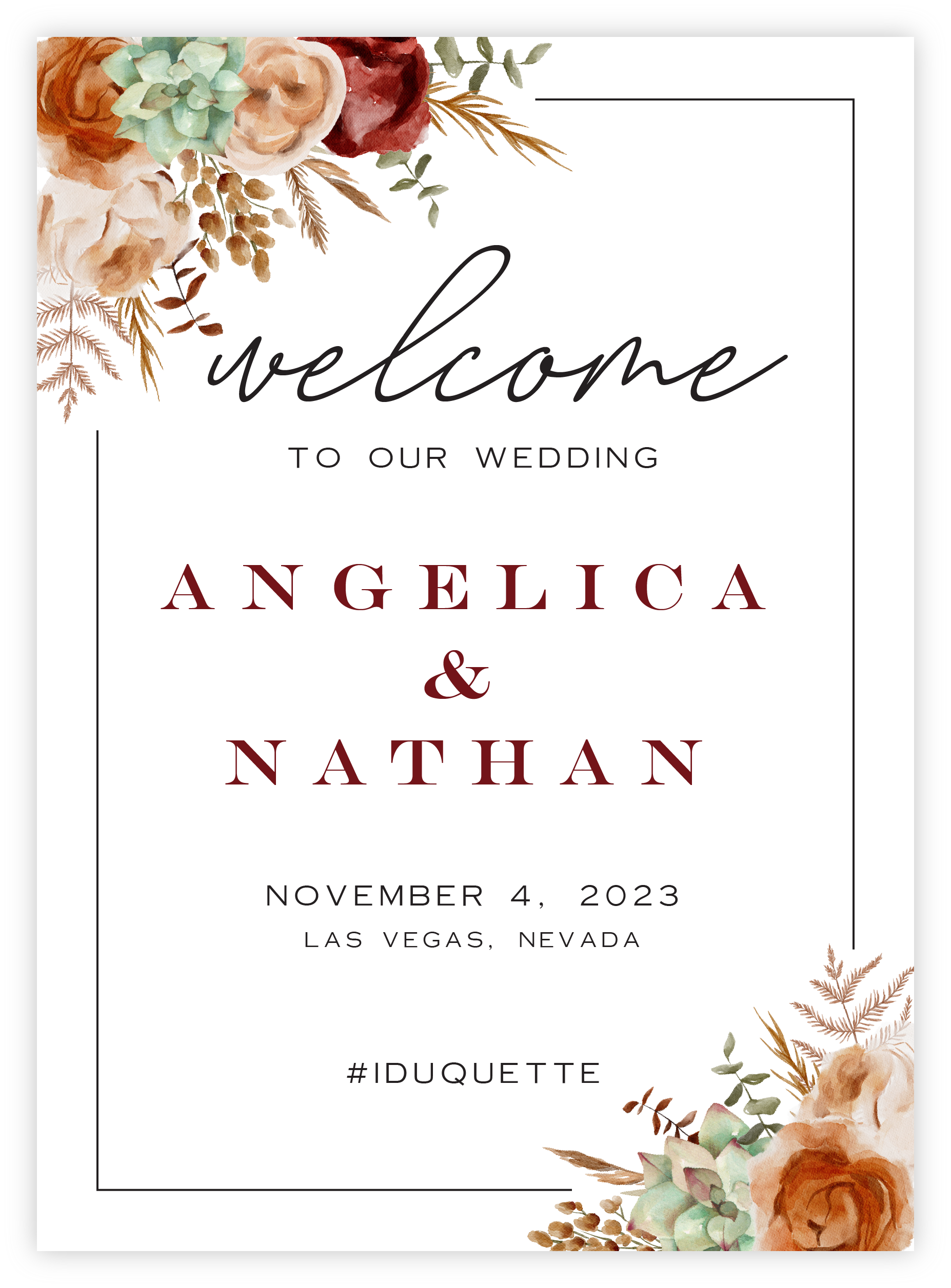 Welcome Sign - Desert 01