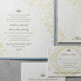 Ivy Garden Wedding Invitation Suite