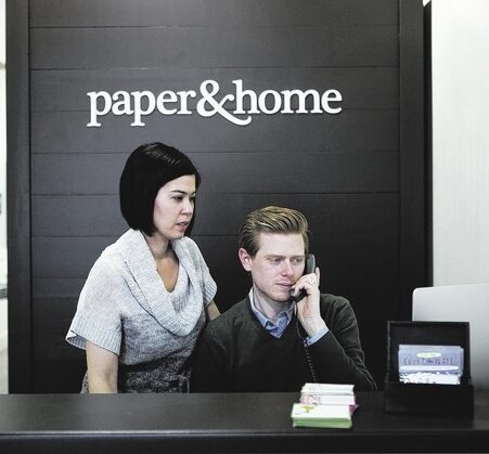 Brooke Coxen and Michael Coxen at Paper and Home Las Vegas