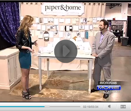 Paper and Home Wedding Invitations on FOX MORE Las Vegas