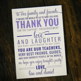 wedding day thank you cards