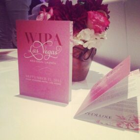 event programs stationery las vegas WIPA