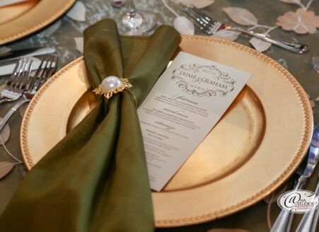 TPC Summerlin Wedding Menu Cards