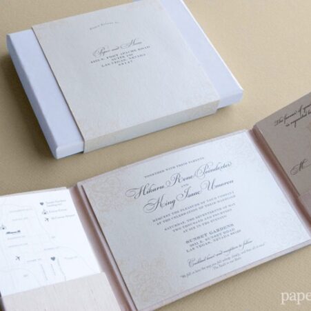 boxed wedding invitations