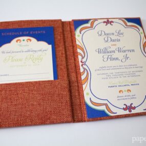 Pocket Mexican Wedding Invitations