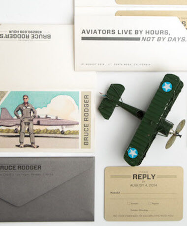 Airplane Birthday Invitations