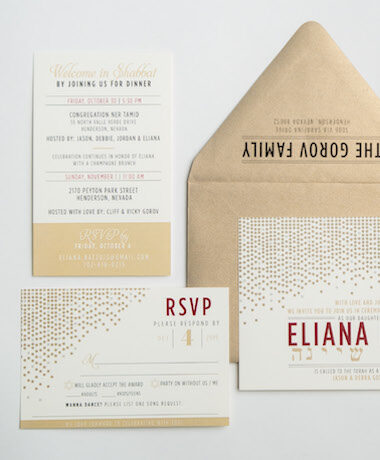 Bat Mitzvah Invitations Las Vegas