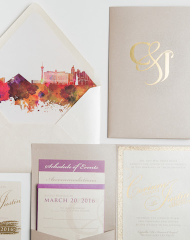 Glitter Wedding Invitations