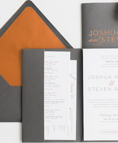 Modern Wedding Invitations thumb